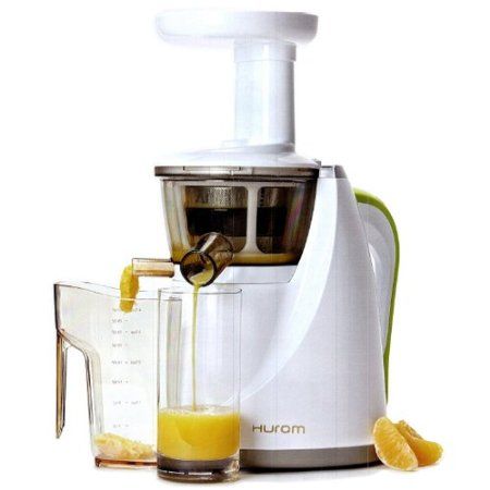 Hurom HU-100 Slow Juicer, Snow White 